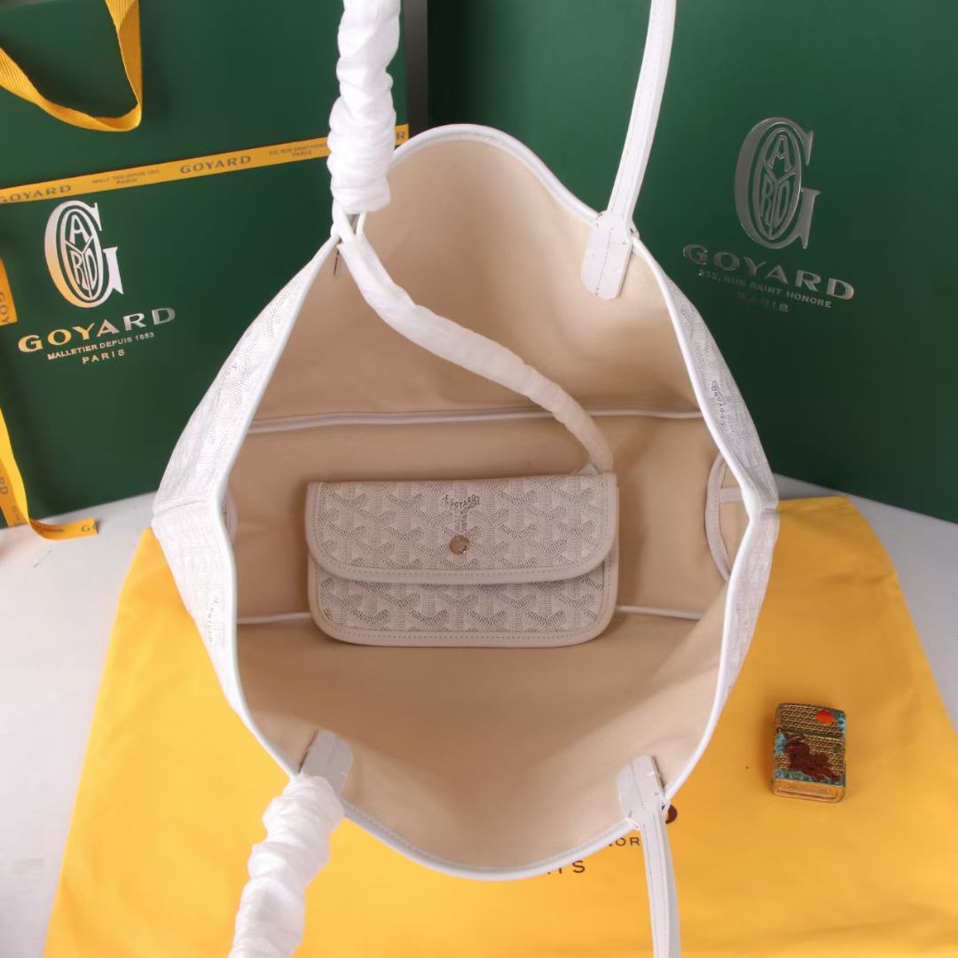 《工厂直销》戈雅：新款购物袋白色：中号尺寸：袋47cm，底34高27底宽15cm多次研究与改良，不断提升
