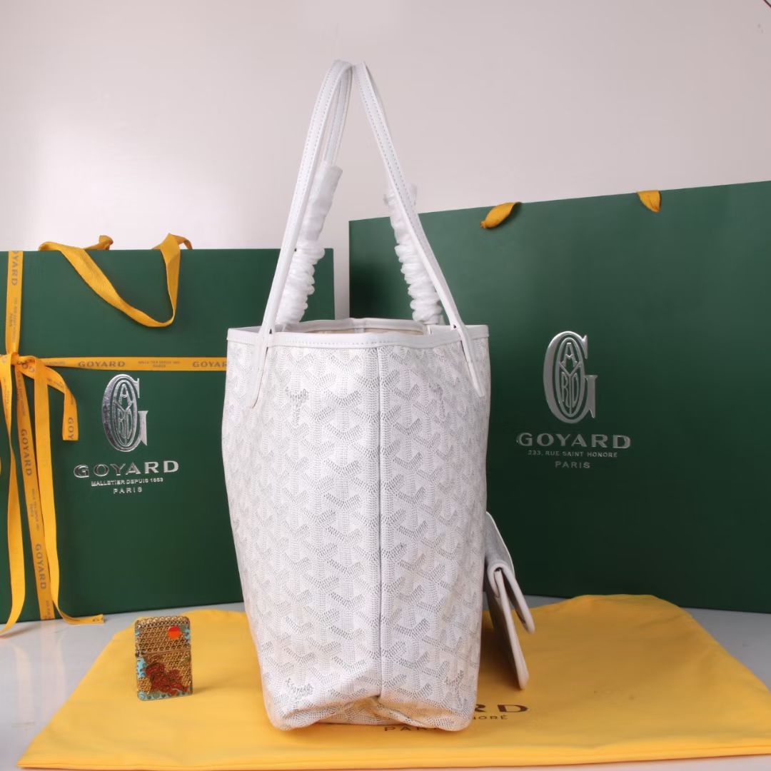 《工厂直销》戈雅：新款购物袋白色：中号尺寸：袋47cm，底34高27底宽15cm多次研究与改良，不断提升