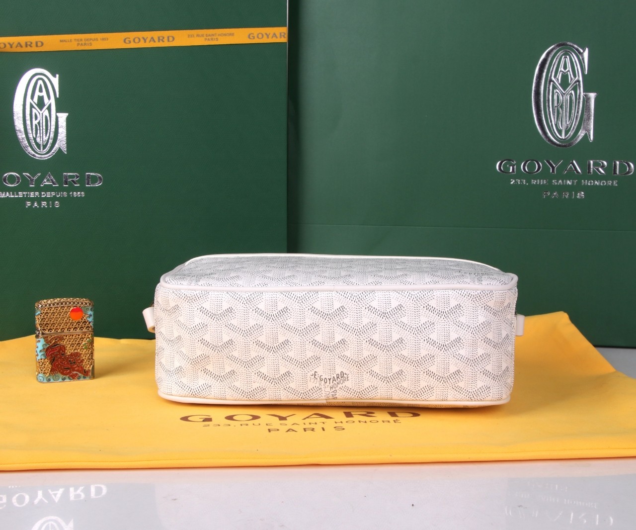 《工厂直销》戈雅：‌相机包，颜色：白色，尺寸‌23x8x14cm[666]细节看图