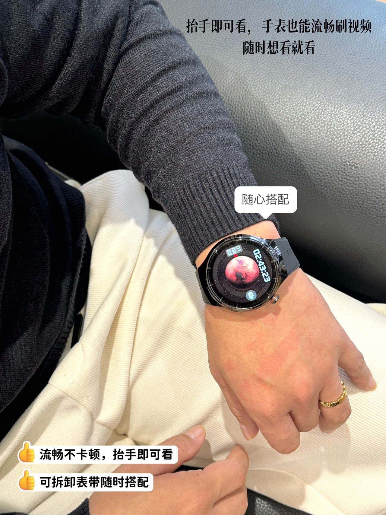 A versatile smartwatch engineered for both business and sports wear. - Comprehensive 4