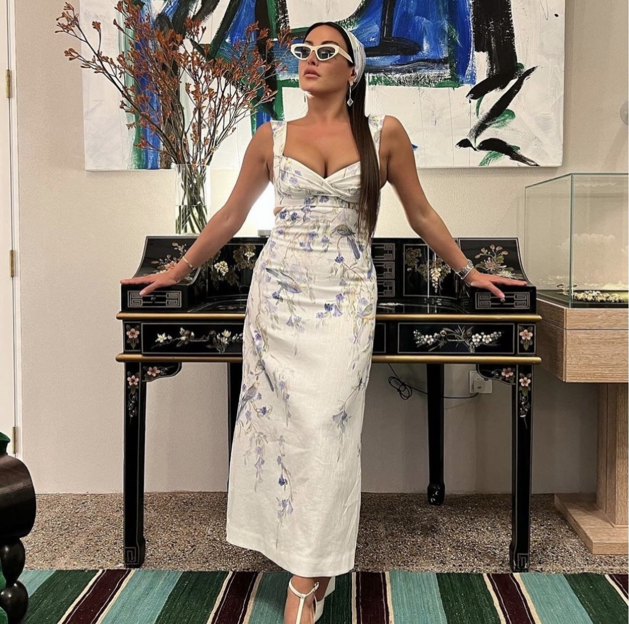 NO:783122,Style number 4055 Zimmermann new flower and bird print waistless suspender dress, white, S-XL, [M size; bust 86, waist 80, total length 130], Zimmermann-clothing, skirts,19860909款号4055 Zimmermann新款 花鸟印花露腰吊带连衣裙,白色,S-XL,【M码；胸围86,腰围80,总长130】,兹默曼-服装,skirts,,Women's clothing