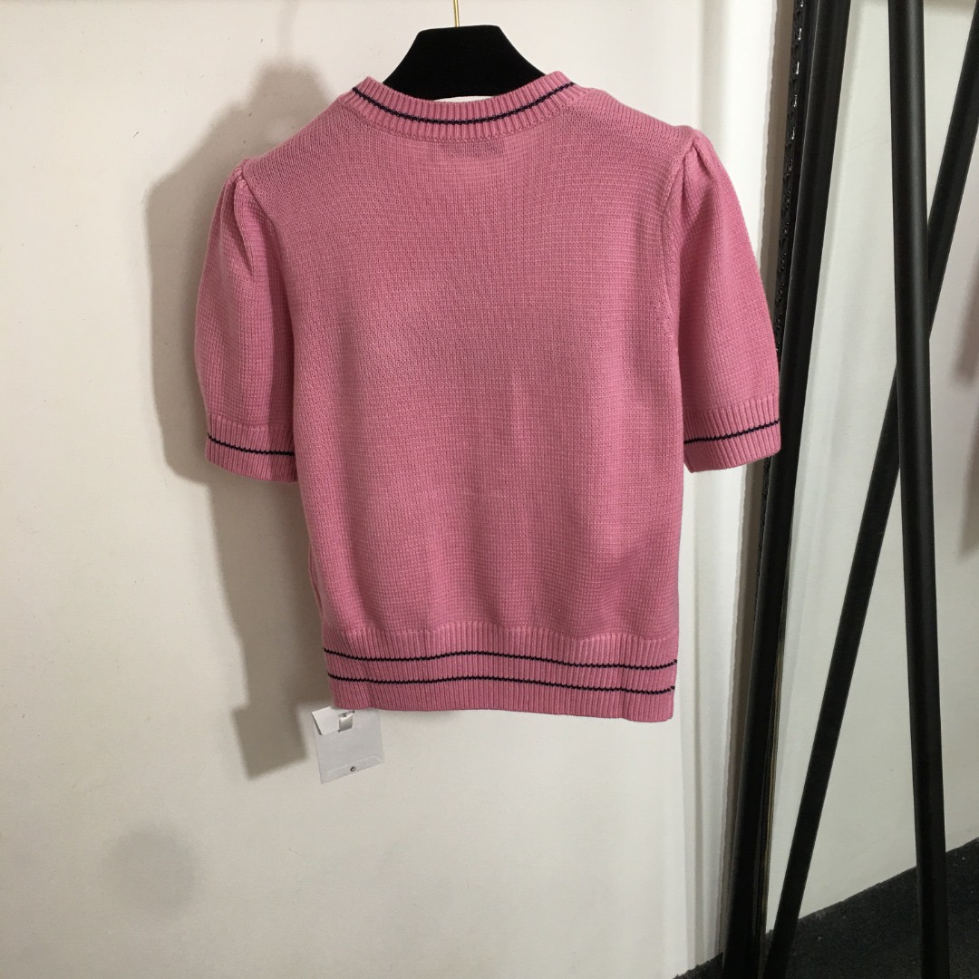 dior lucky star short sleeved sweater
