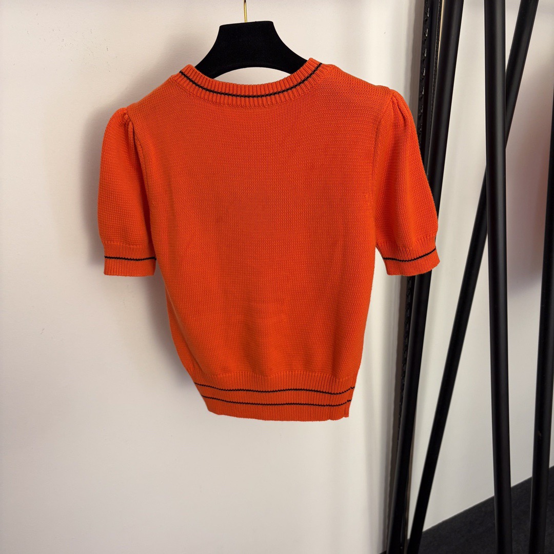 dior lucky star short sleeved sweater