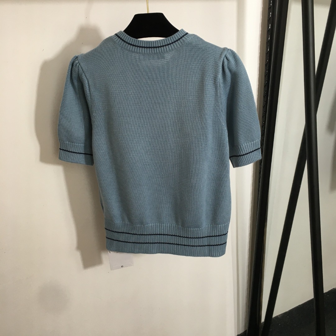 dior lucky star short sleeved sweater