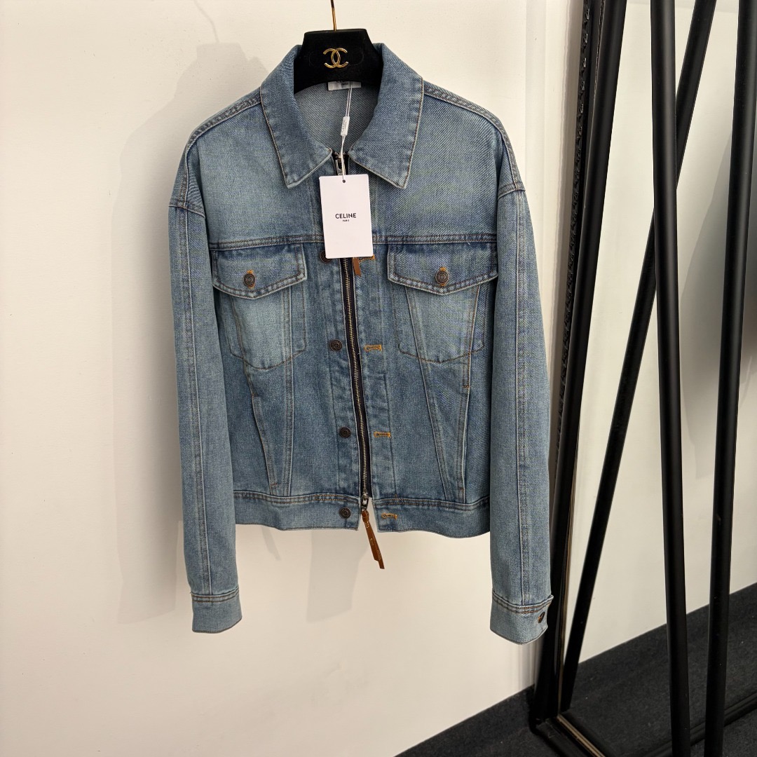 Celine Blue Denim Jacket