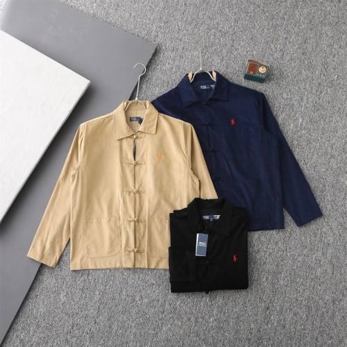 Ralph Lauren Corduroy Mandarin Collar Shirt - Spring Cotton Blend 1 Ralph Lauren Corduroy Mandarin Collar Shirt - Spring Cotton Blend