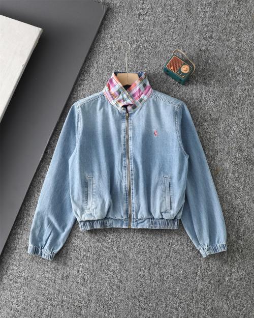 Ralph Lauren Women's Denim Jacket Vintage Style Trucker Jacket 1 Ralph Lauren Women's Denim Jacket Vintage Style Trucker Jacket