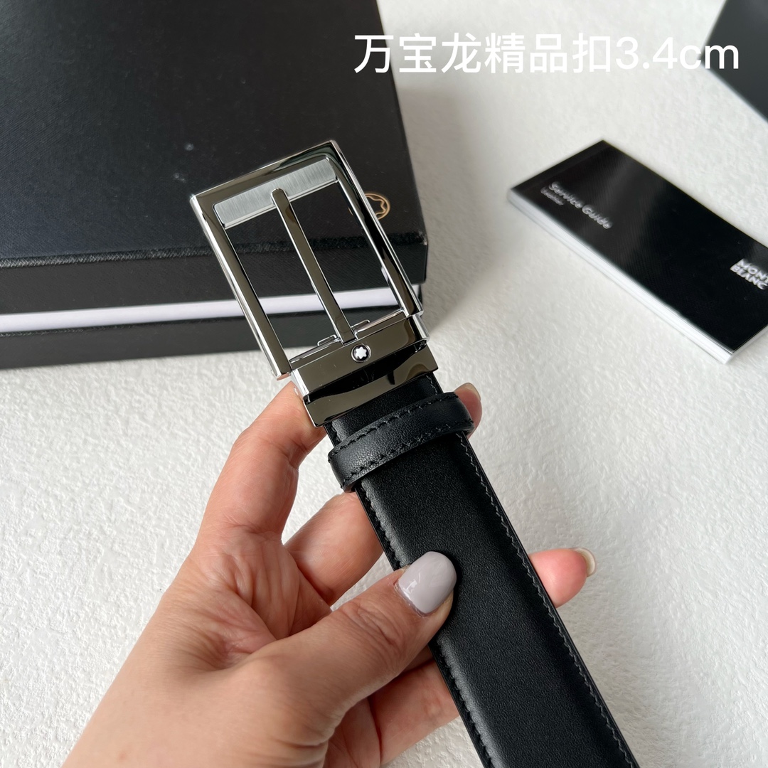 品牌万宝龙Montblanc家持续其一贯的高雅绅士精致的风格进口小牛皮手感细腻柔软纯铜精品男士必备！宽度