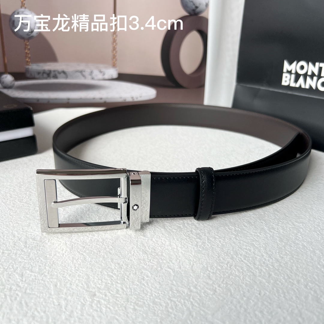 品牌万宝龙Montblanc家持续其一贯的高雅绅士精致的风格进口小牛皮手感细腻柔软纯铜精品男士必备！宽度