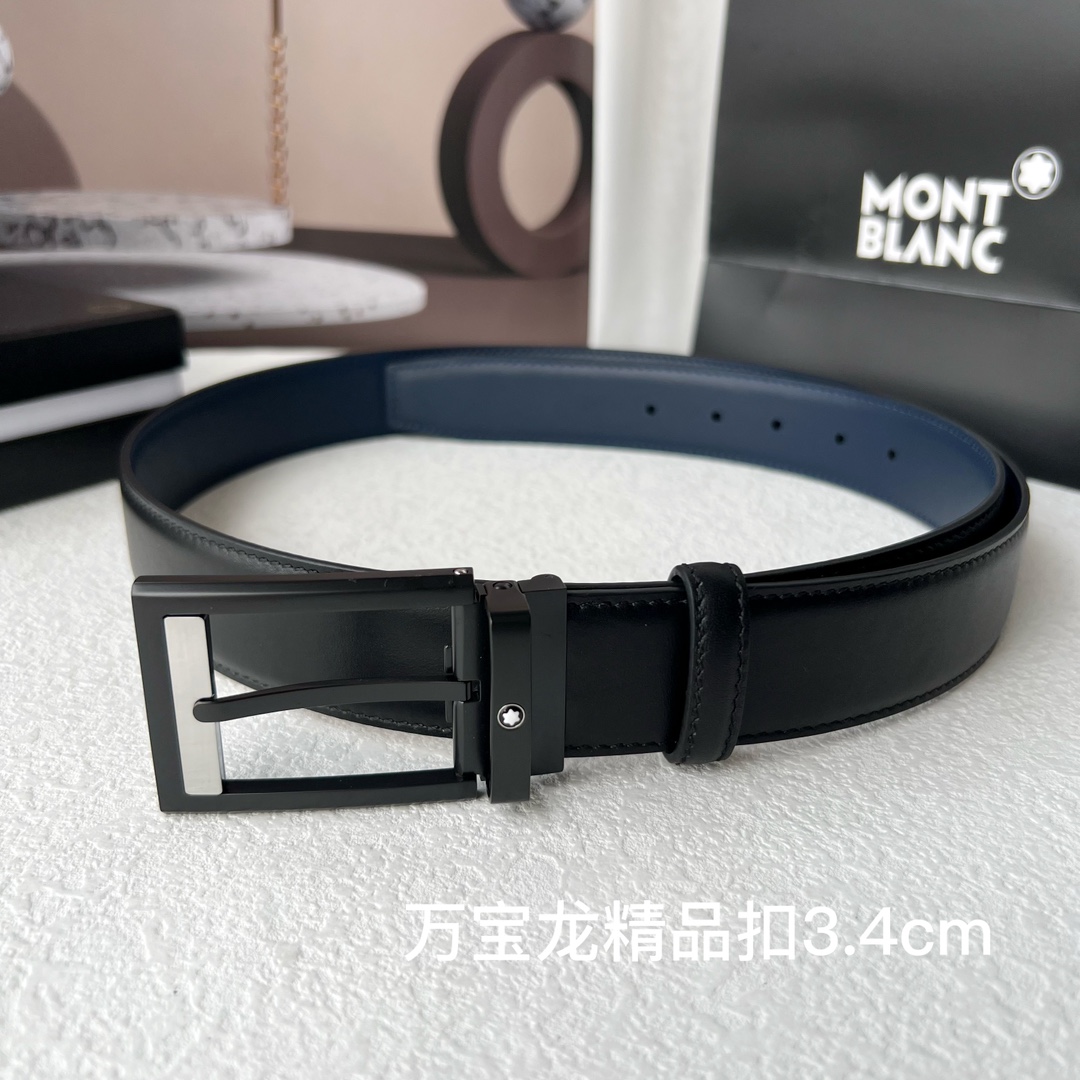 品牌万宝龙Montblanc家持续其一贯的高雅绅士精致的风格进口小牛皮手感细腻柔软纯铜精品男士必备！宽度