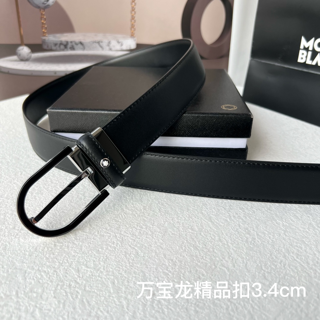 品牌万宝龙Montblanc家持续其一贯的高雅绅士精致的风格进口小牛皮手感细腻柔软纯铜精品男士必备！宽度