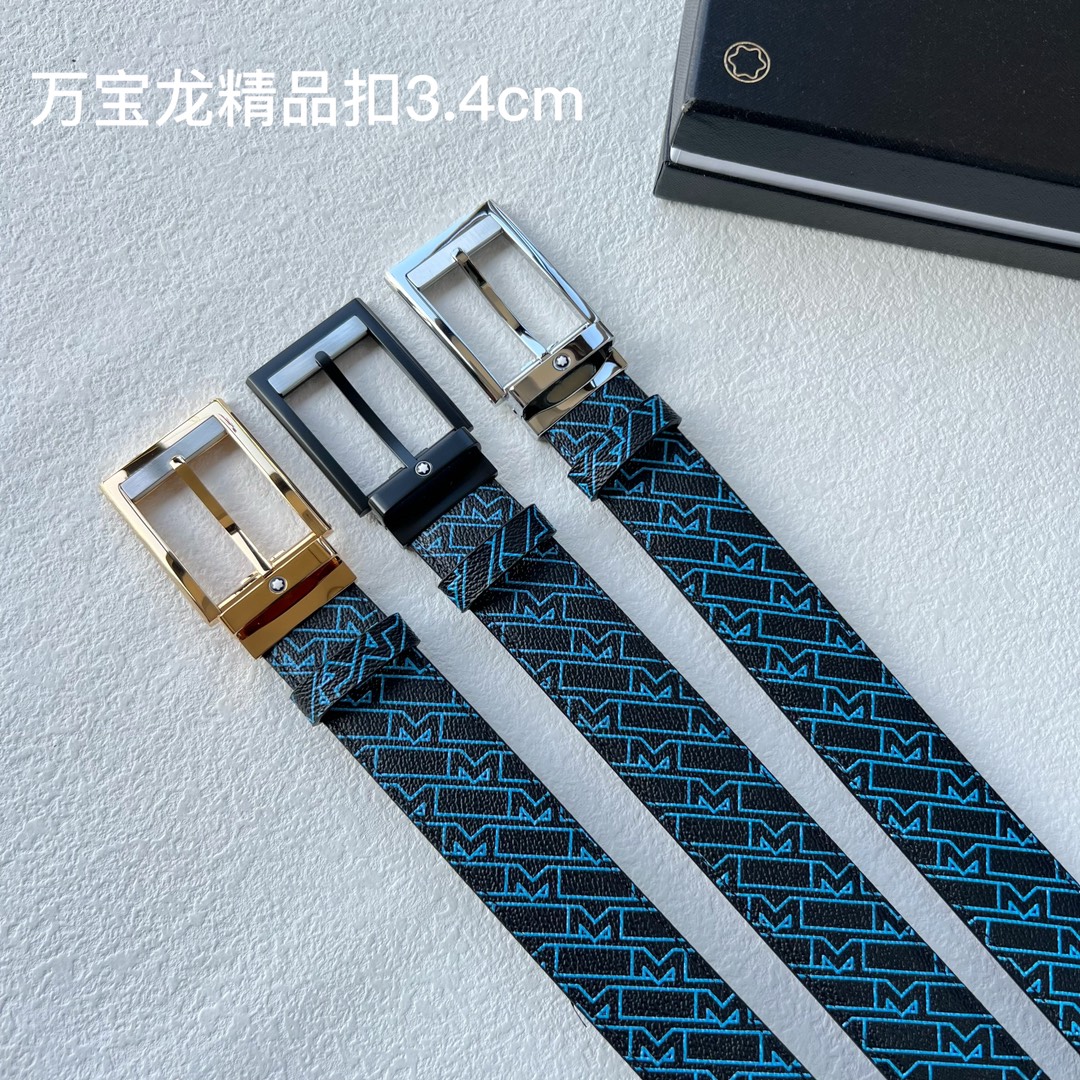 品牌万宝龙Montblanc家持续其一贯的高雅绅士精致的风格进口小牛皮手感细腻柔软纯铜精品男士必备！宽度