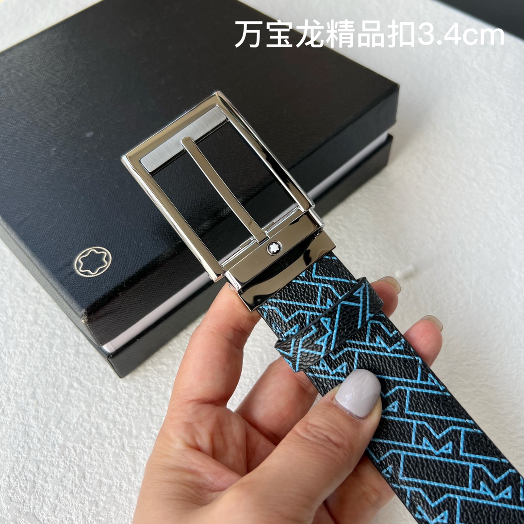 品牌万宝龙Montblanc家持续其一贯的高雅绅士精致的风格进口小牛皮手感细腻柔软纯铜精品男士必备！宽度