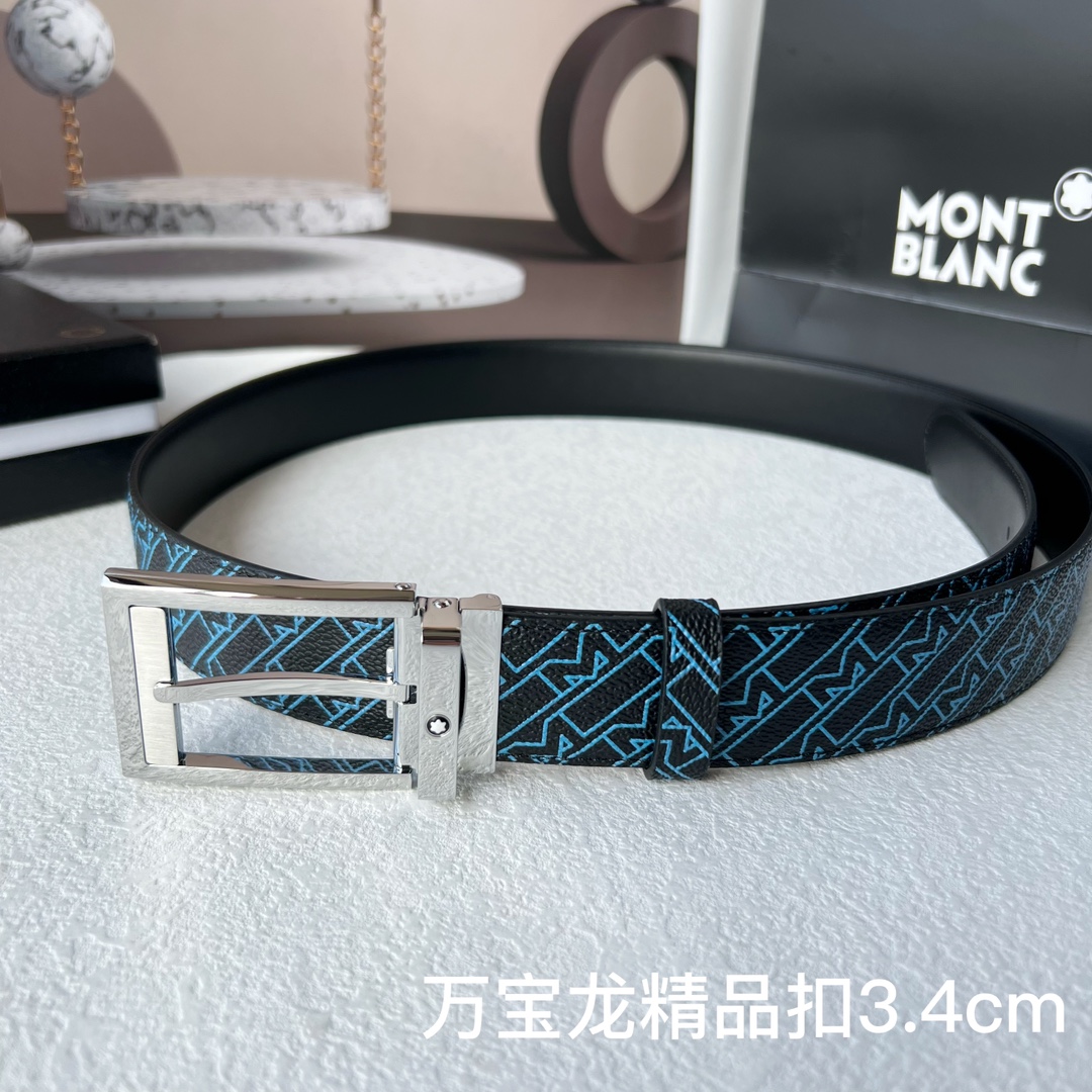 品牌万宝龙Montblanc家持续其一贯的高雅绅士精致的风格进口小牛皮手感细腻柔软纯铜精品男士必备！宽度