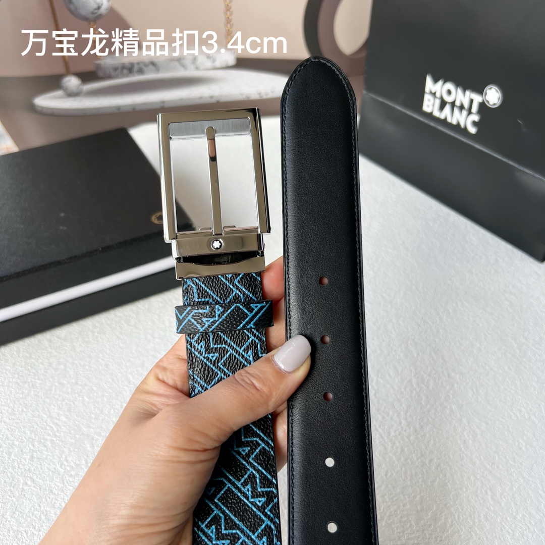 品牌万宝龙Montblanc家持续其一贯的高雅绅士精致的风格进口小牛皮手感细腻柔软纯铜精品男士必备！宽度