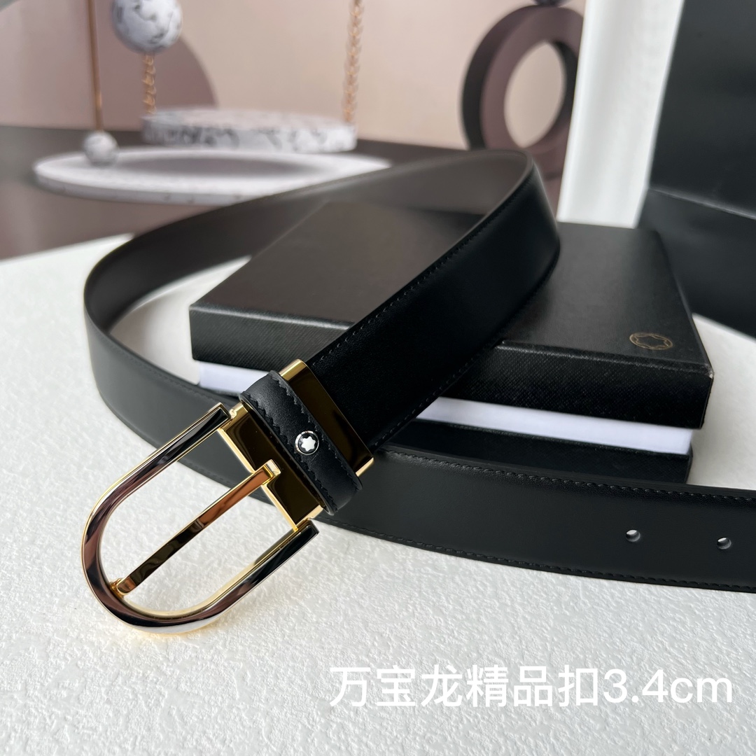 品牌万宝龙Montblanc家持续其一贯的高雅绅士精致的风格进口小牛皮手感细腻柔软纯铜精品男士必备！宽度