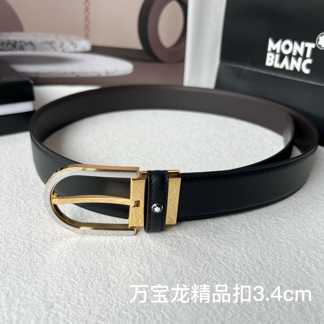 品牌万宝龙Montblanc家持续其一贯的高雅绅士精致的风格进口小牛皮手感细腻柔软纯铜精品男士必备！宽度