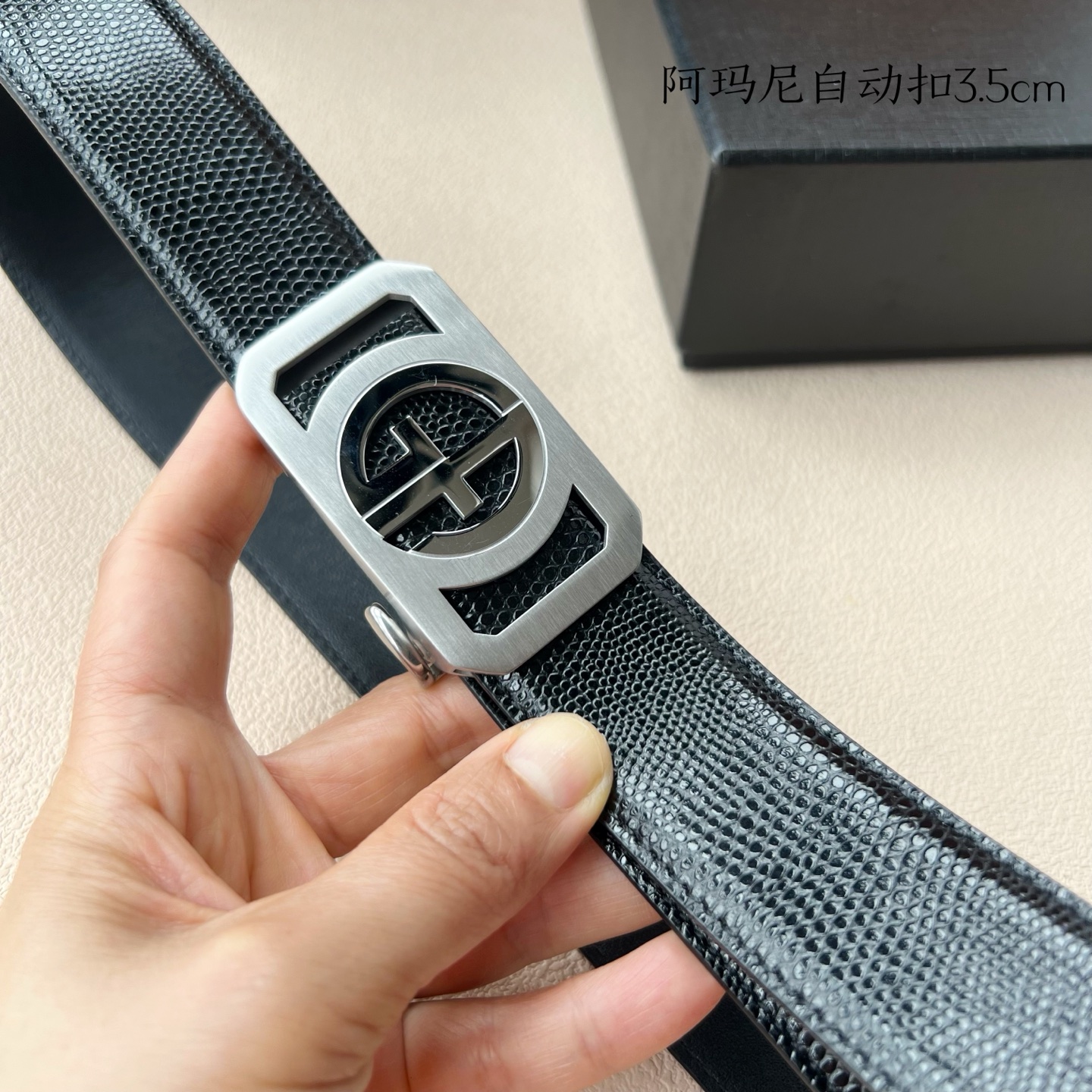 Steel Automatic Belt Purchase for Amani Men: Grade “Amani Men’s Automatic Belt” – 3.5 cm Wide - 图片 6