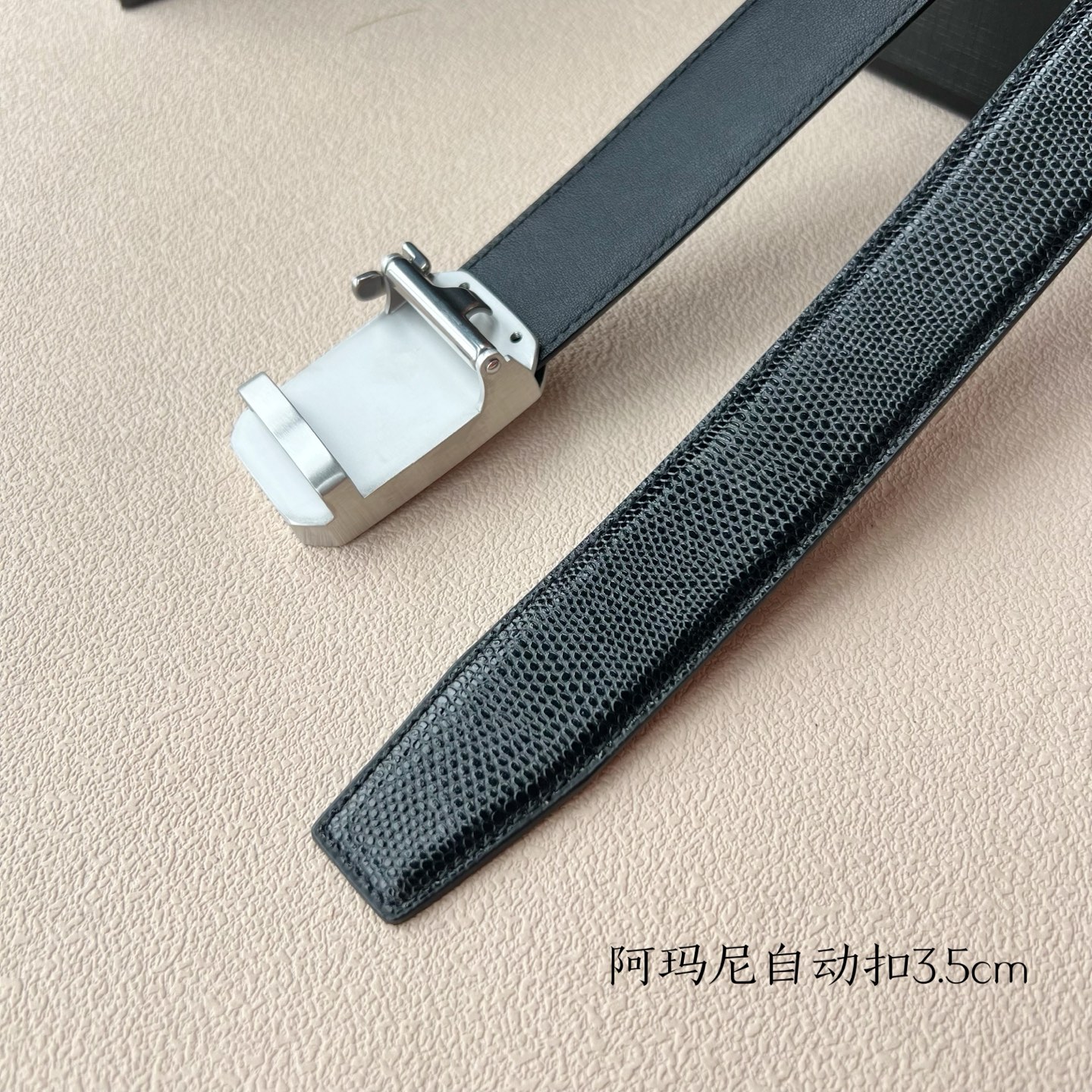 Steel Automatic Belt Purchase for Amani Men: Grade “Amani Men’s Automatic Belt” – 3.5 cm Wide - 图片 2