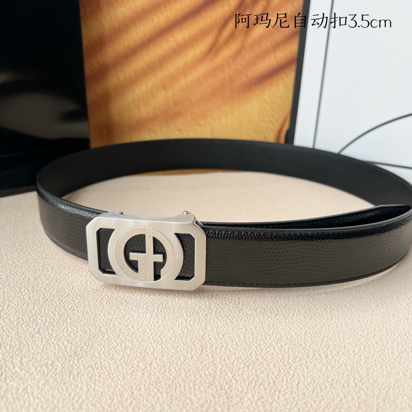 Steel Automatic Belt Purchase for Amani Men: Grade “Amani Men’s Automatic Belt” – 3.5 cm Wide - 图片 5