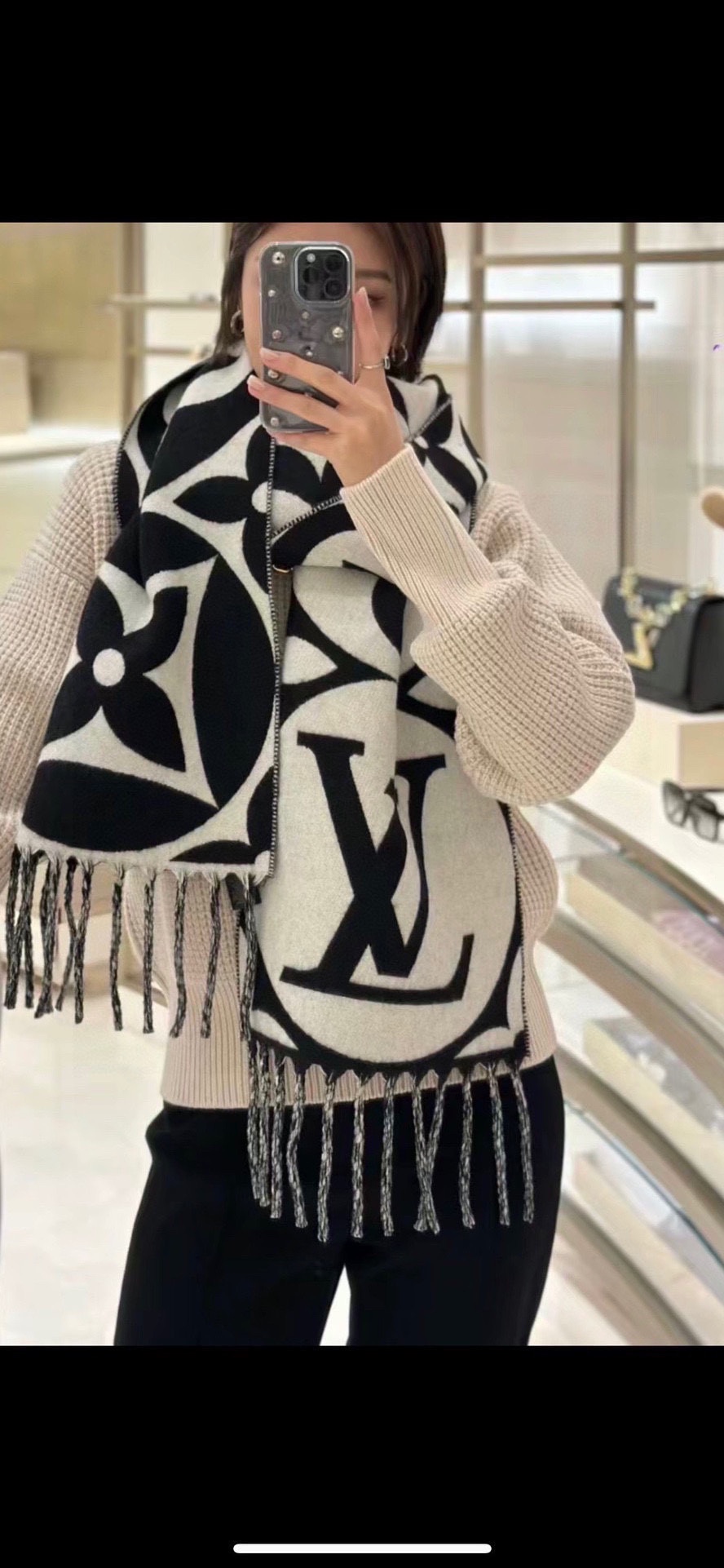 Louis Vuitton Scarf Wool Winter Collection