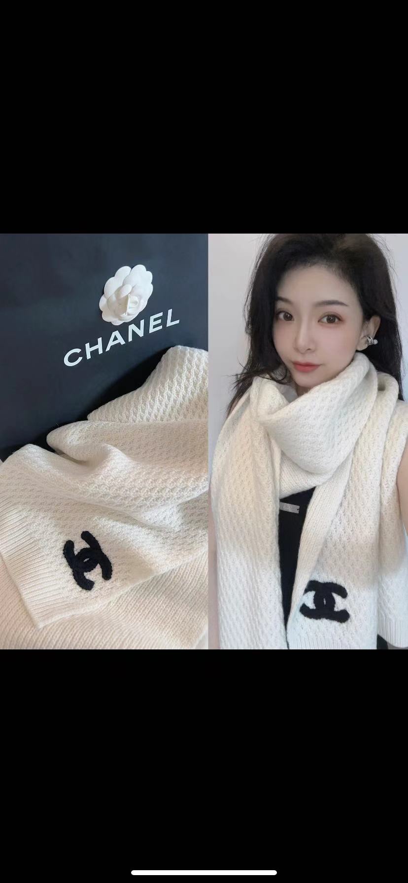 Chanel AAA+
 Scarf Cashmere Knitting