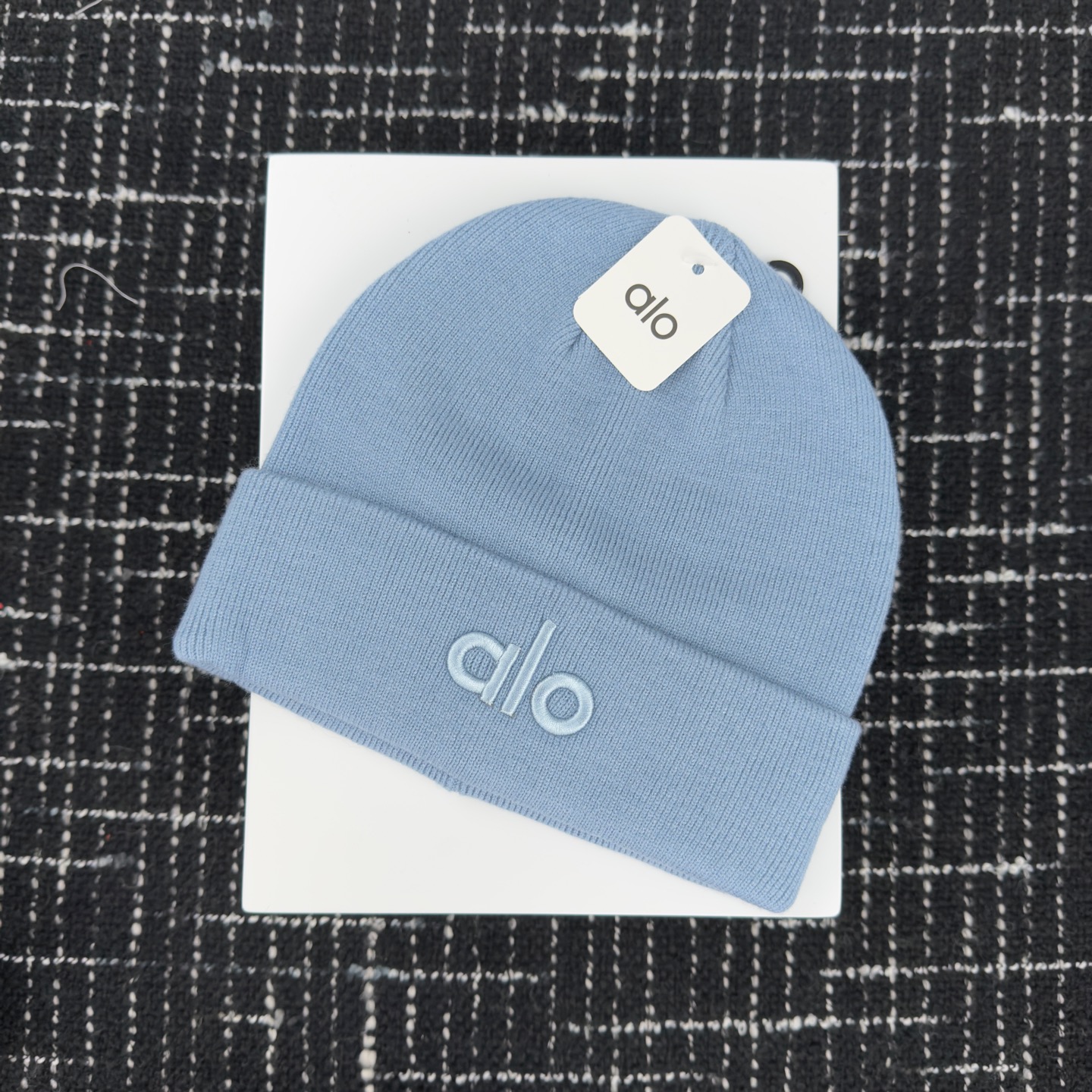 🎀alo针织帽👏双层毛织