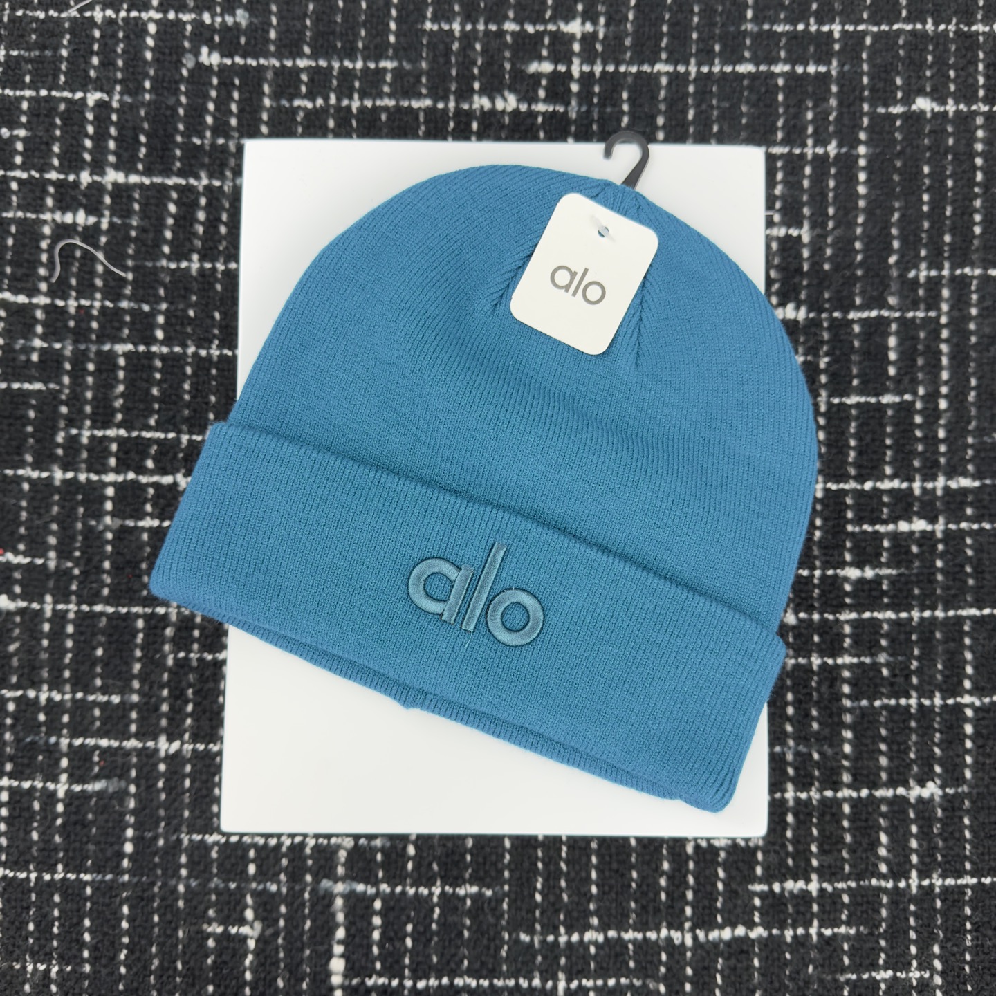 🎀alo针织帽👏双层毛织