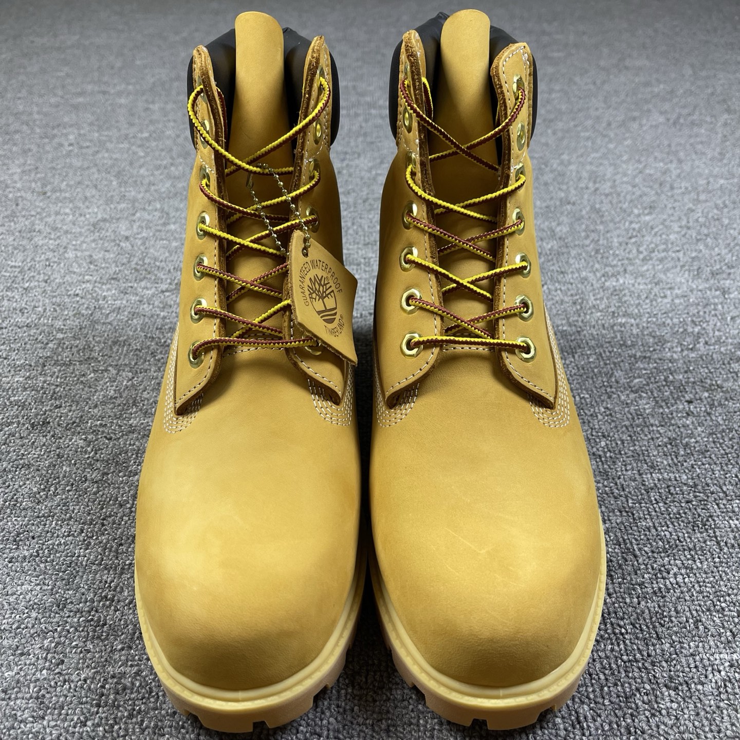 280 广东中山版添柏岚Timberland踢不烂/经典款黄色高帮 女款六孔型号10361男款七孔型号10061