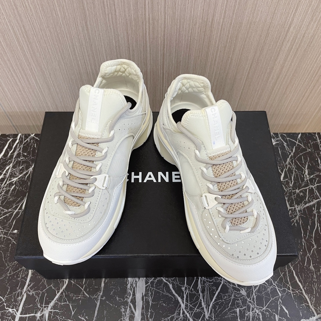 Chanel Haute Couture Classic Luxury Leather Shoe Loafer Shoes 7