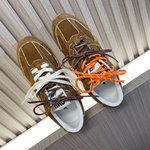 MiuMiu Shoes Sneakers Splicing Unisex Sheepskin Sweatpants