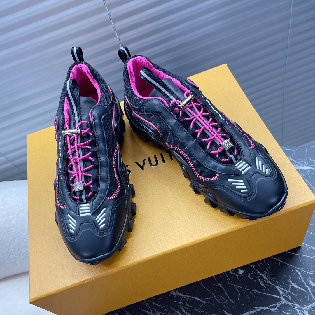 Louis Vuitton Schuhe Turnschuhe Drucken Rindsleder TPU Jogginghosen