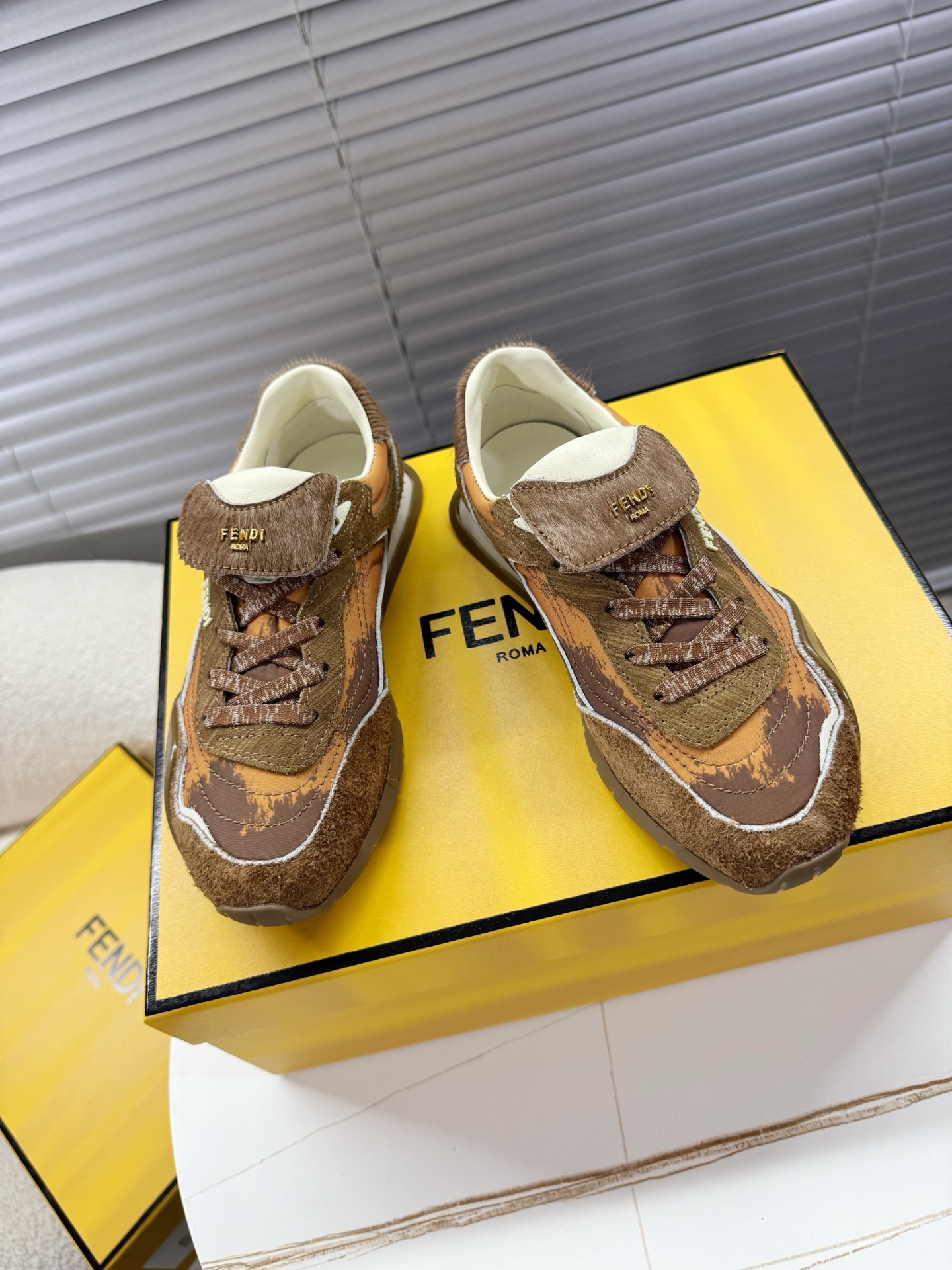 Fendi Style Leather Men's Shoes Lookbook Reference image 1