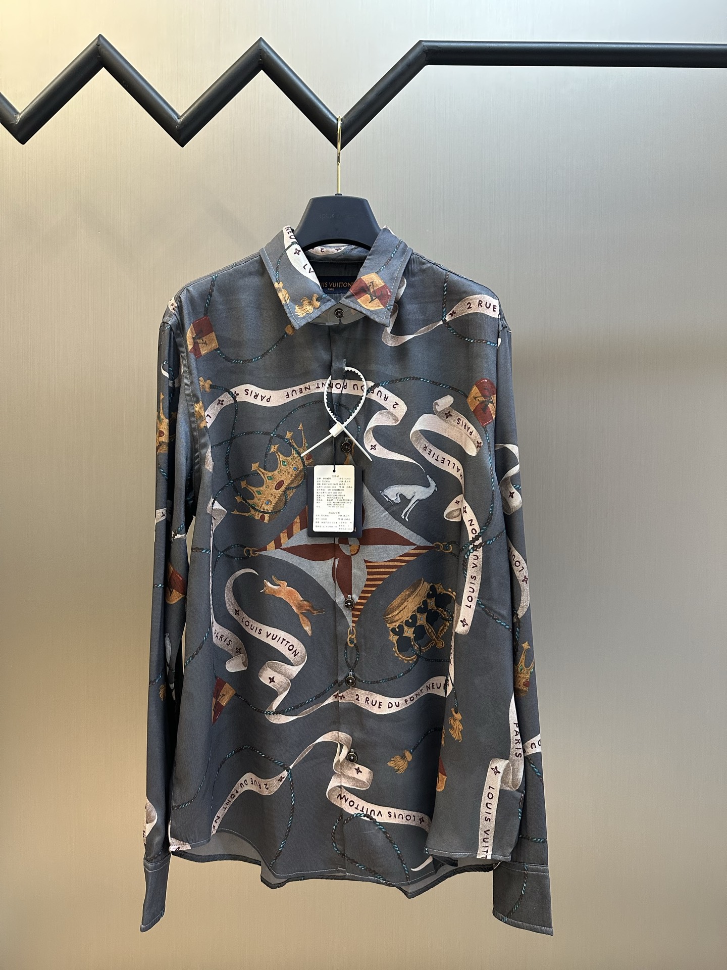 Camisa de seda de morera con estampado de impresión directa digital P205 Lv, confeccionada con tejido de imitación Tenc…