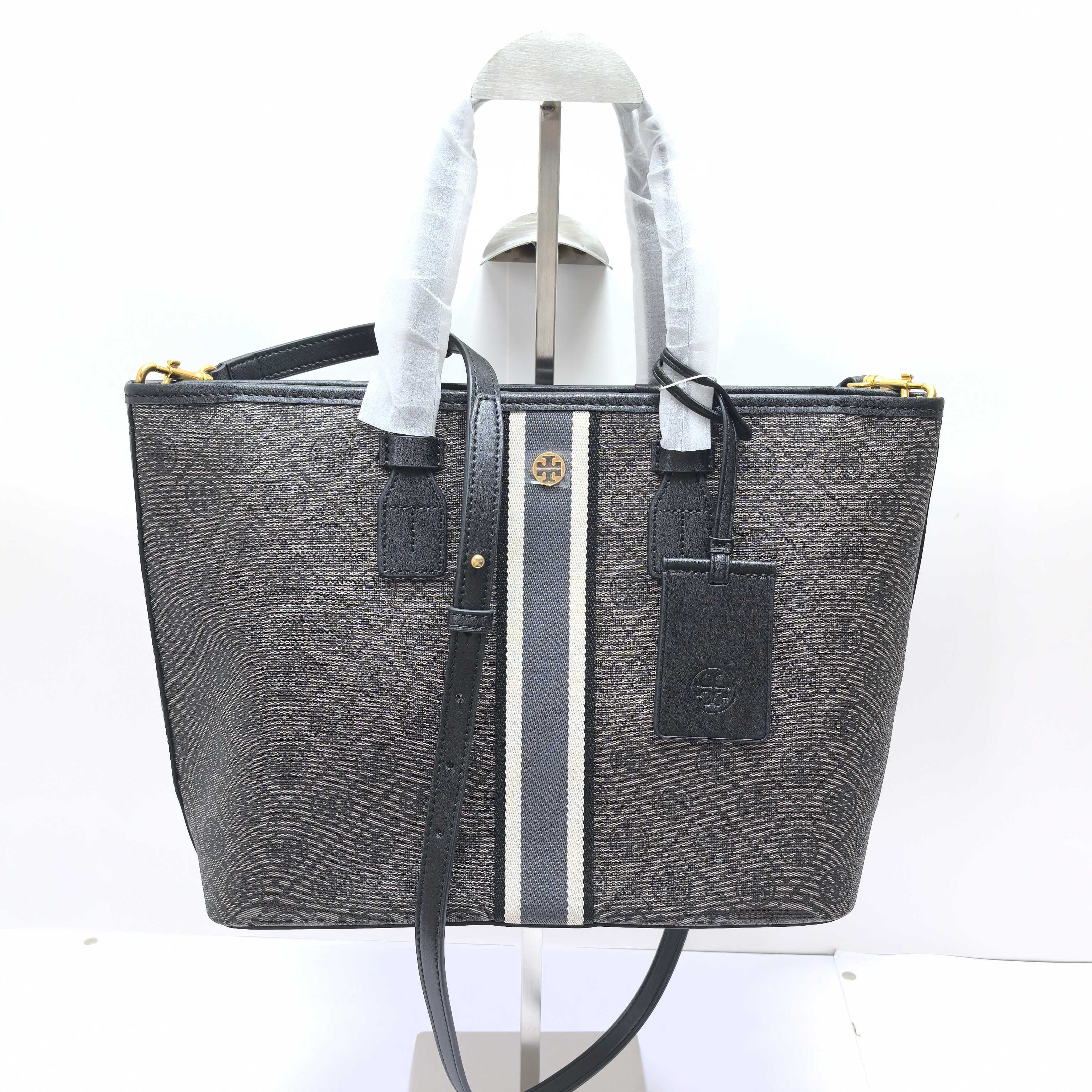 Tory Burch ～TB81963 新款购物袋 小号 该系列选用涂层帆布匠心打造 魅力隽永又风格独具