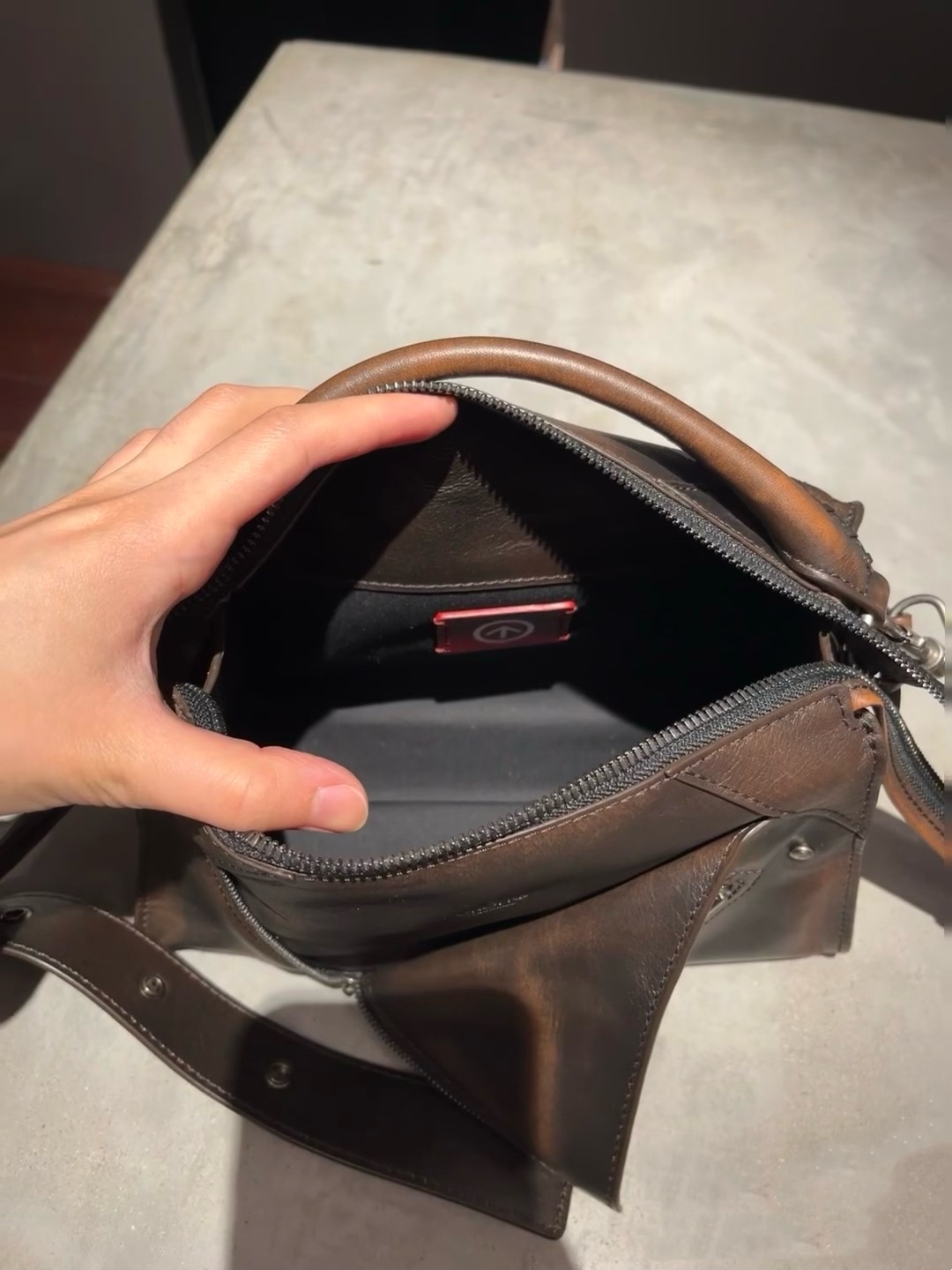 布鲁奈罗·库奇内利 Brunello Cucinelli 高定经典皮革女包手袋 #0EAE5875 5