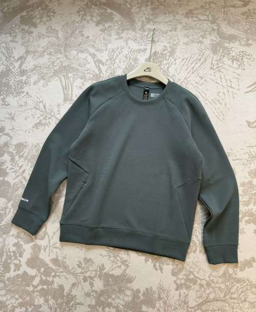 Products 17 Men's Waffle Knit Crewneck Sweatshirt - Casual Long Sleeve Pullover