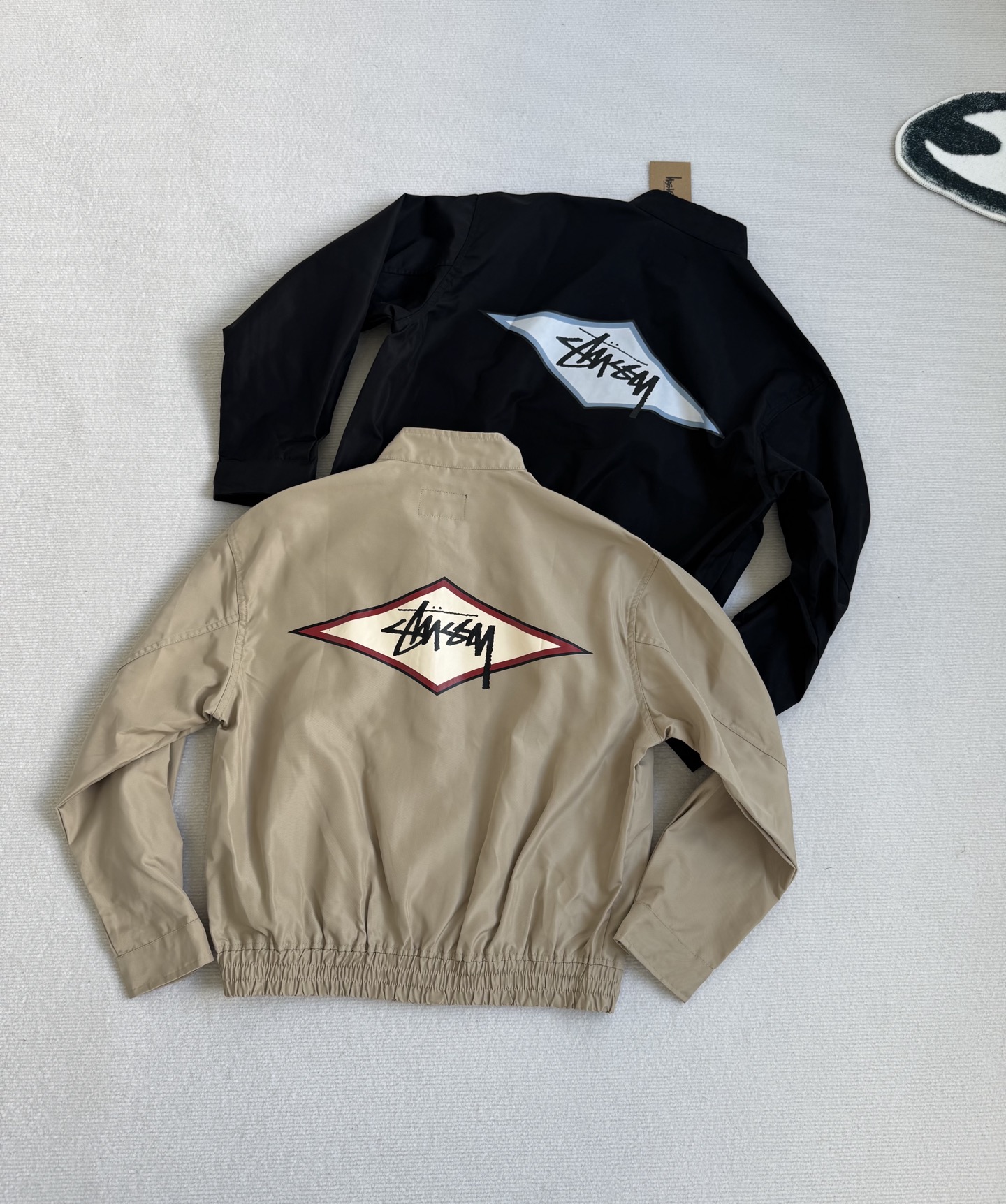 Stussy SS25 Surf Team Harrington Jacket - Retro Style for Men and Women