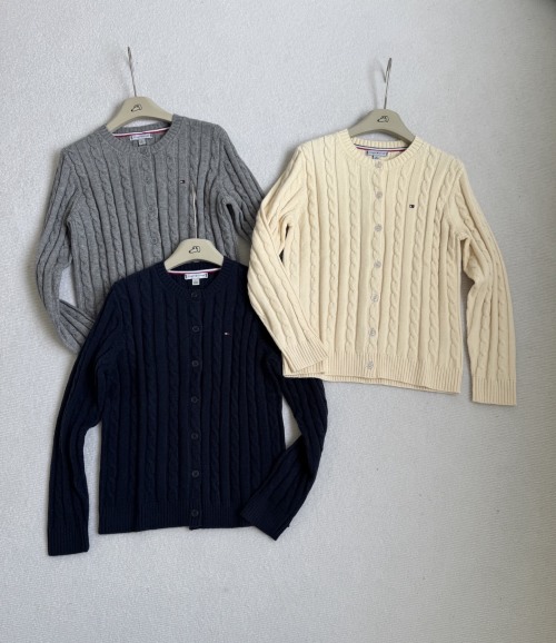 Tommy Hilfiger Women's Cable Knit Cardigan Sweater - Classic & Comfortable 1 Tommy Hilfiger Women's Cable Knit Cardigan Sweater - Classic & Comfortable