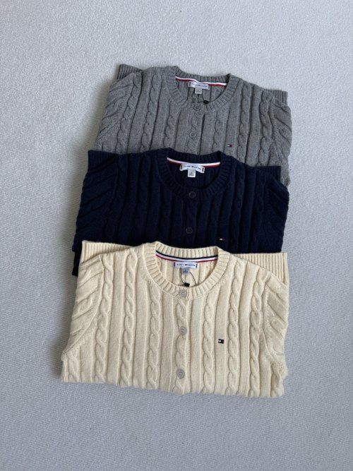 Tommy Hilfiger Women's Cable Knit Cardigan Sweater - Classic & Cozy 1 Tommy Hilfiger Women's Cable Knit Cardigan Sweater - Classic & Cozy