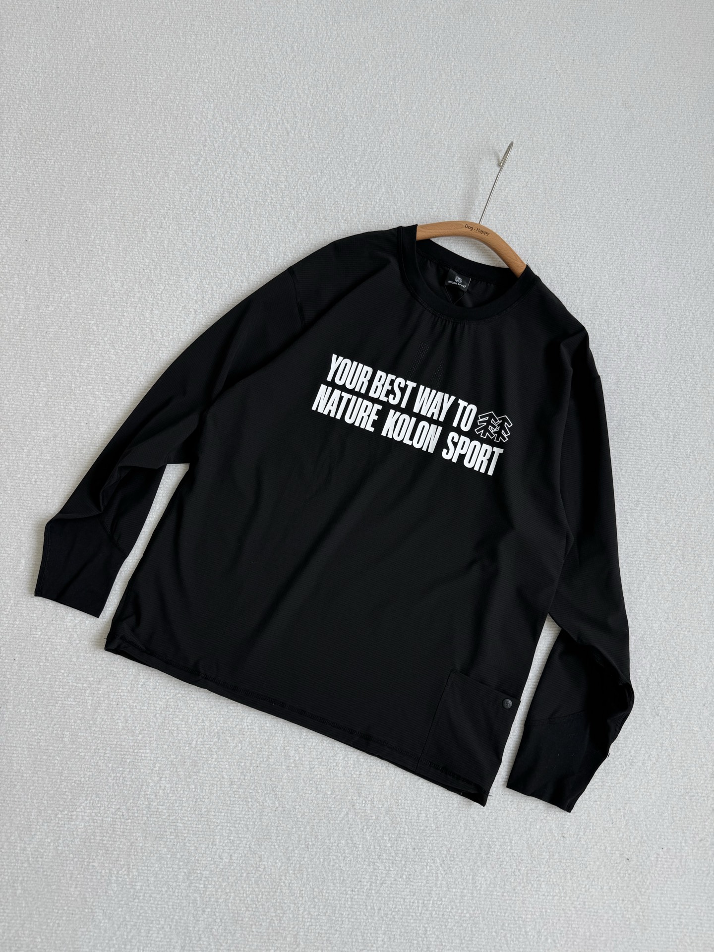 KOLON SPORT Unisex Long Sleeve T-Shirt - Moisture Wicking, Quick Dry