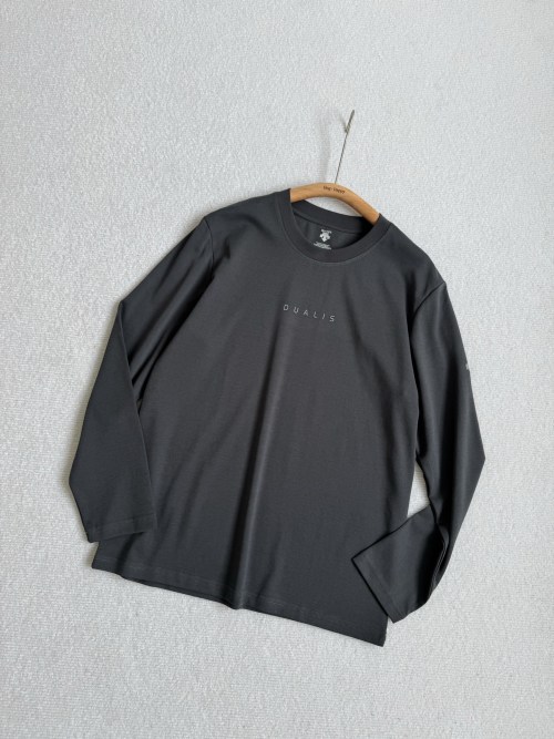 Descente Men's Dualis Long Sleeve Shirt - Breathable, Moisture-Wicking Top 1 Descente Men's Dualis Long Sleeve Shirt - Breathable, Moisture-Wicking Top