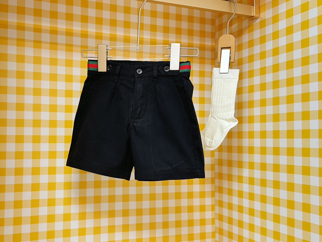 Gucci Kids White Cotton Shirt & Black Shorts Set - Sizes 100-150 9 i1745833263 4268 1