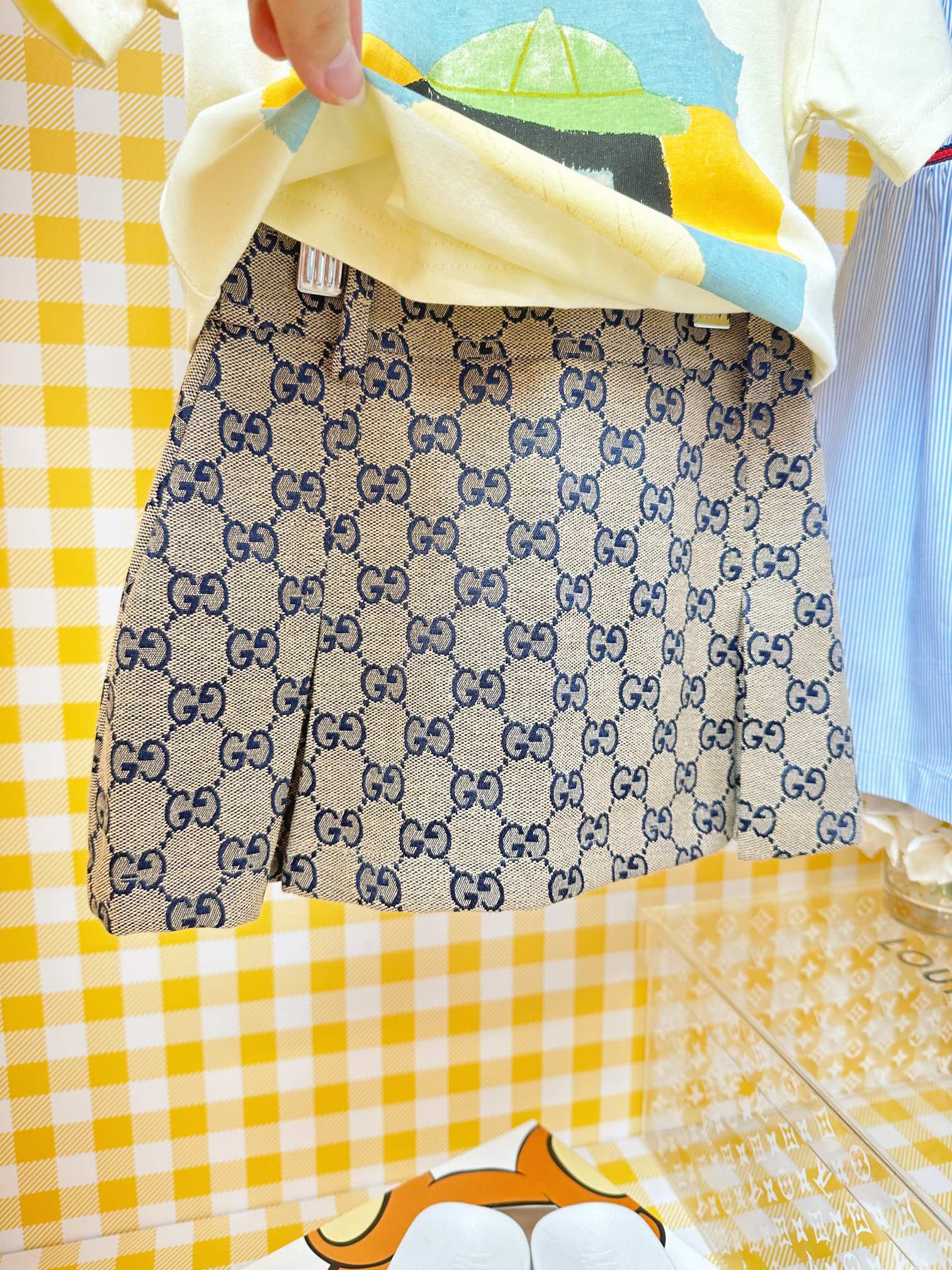 Gucci Kids Skirt - Classic GG Pattern, Sizes 100-150, Stylish Children's Wear 3 i1751438058 1290 0