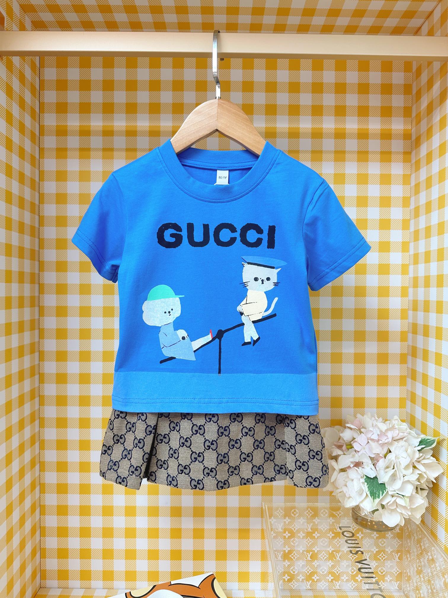 Gucci Kids Skirt - Classic GG Pattern, Sizes 100-150, Stylish Children's Wear 5 i1751438058 9503 4