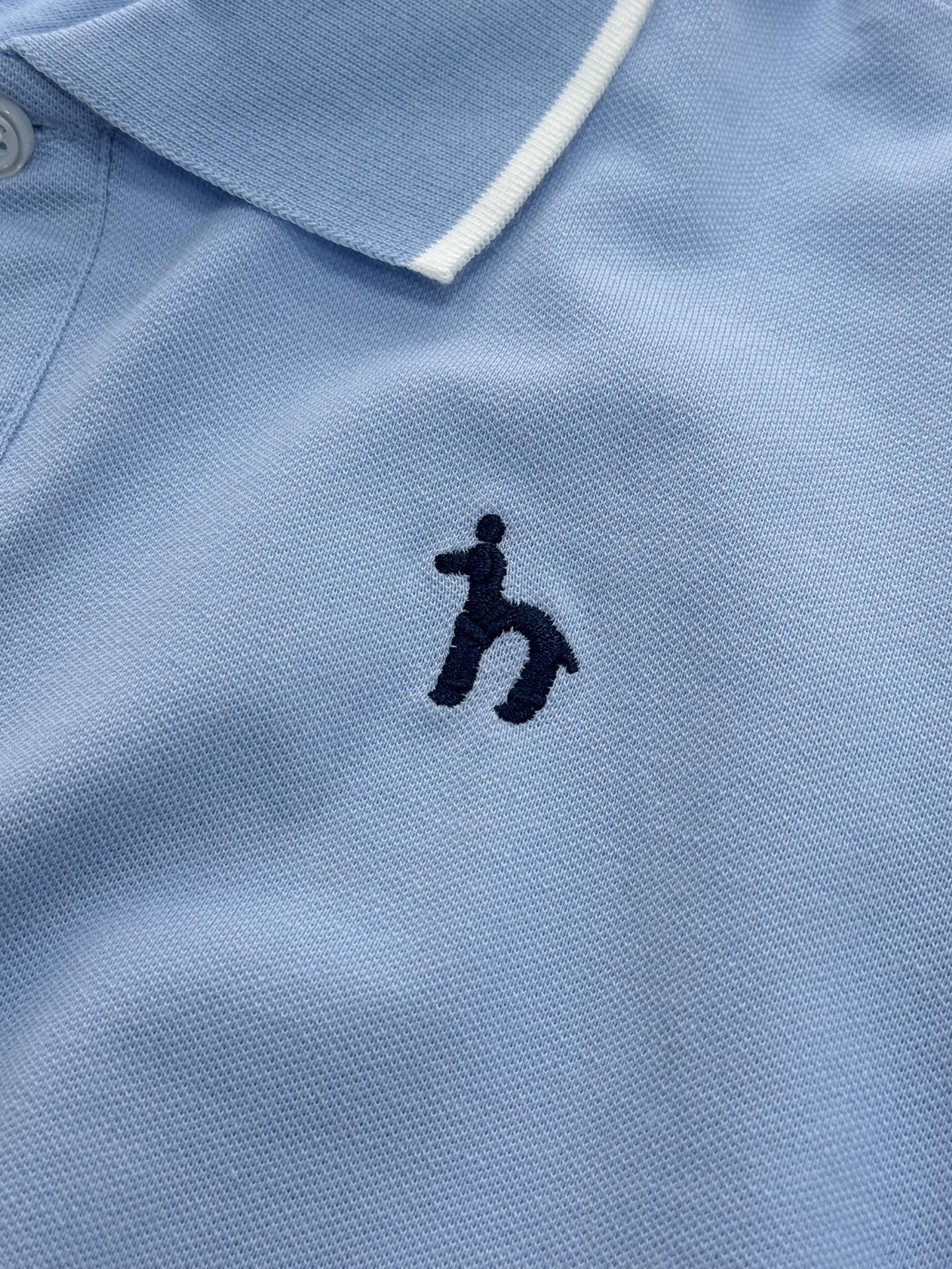 Ventas @79.9. 【Polo de verano para niños mayores 130-170】 Fotos de detalles... Cuello de punto de máquina de alta gama,…