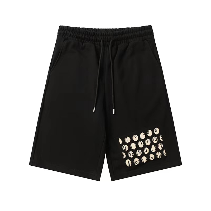 DX 817 Shorts Madison margiela’s new sticker shorts Black, almond. SMLXL - 图片 2
