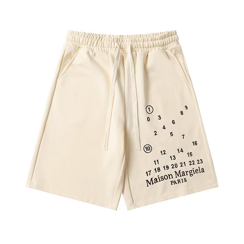 DX 826 Shorts Madison margiela with high-quality letters and shorts. Colour: Black, almond SMLXL - 图片 2
