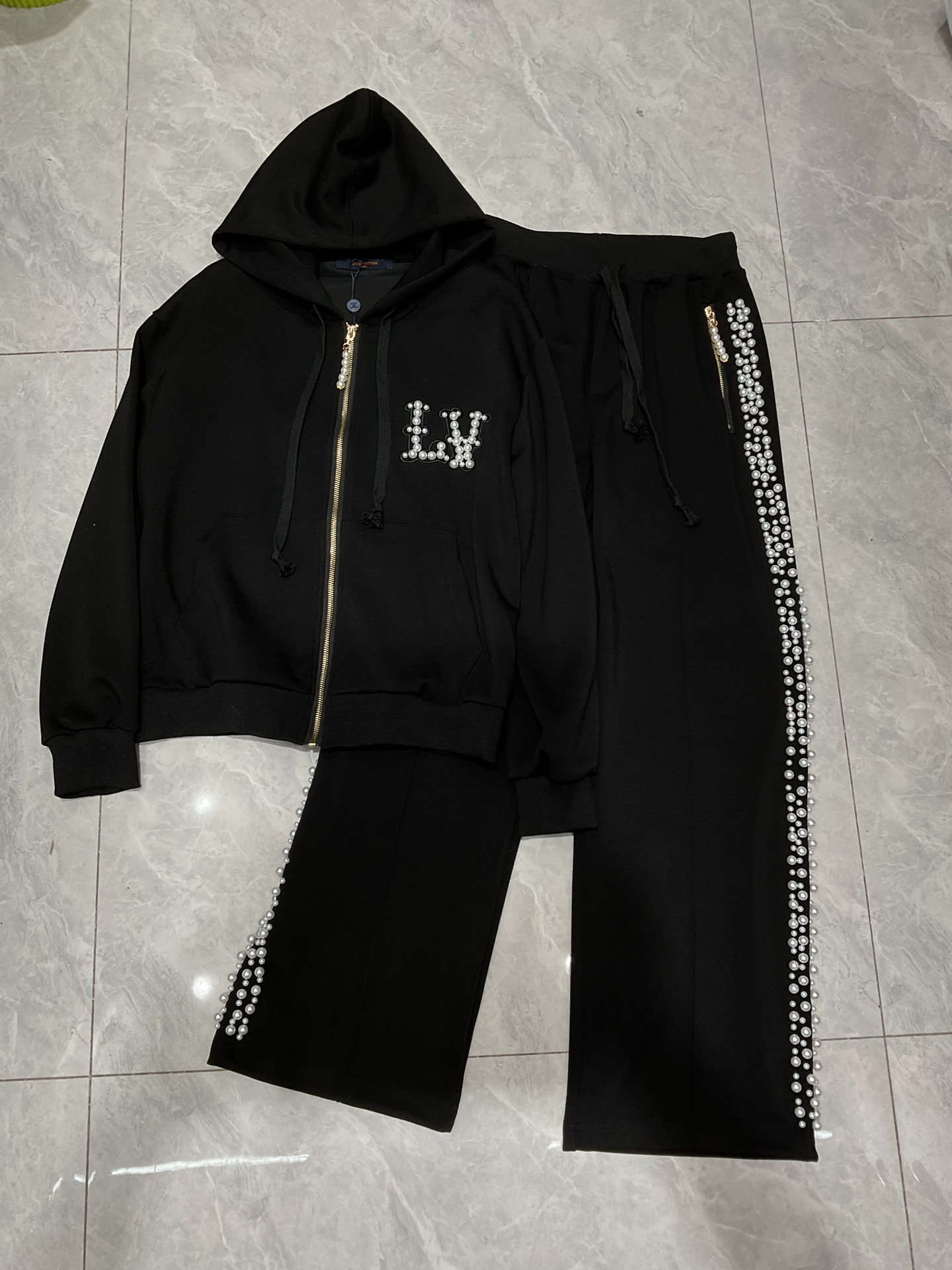 Louis Vuitton Clothing Two Piece Outfits & Matching Sets Highest quality replica
 Cotton Spring Collection Hooded Top