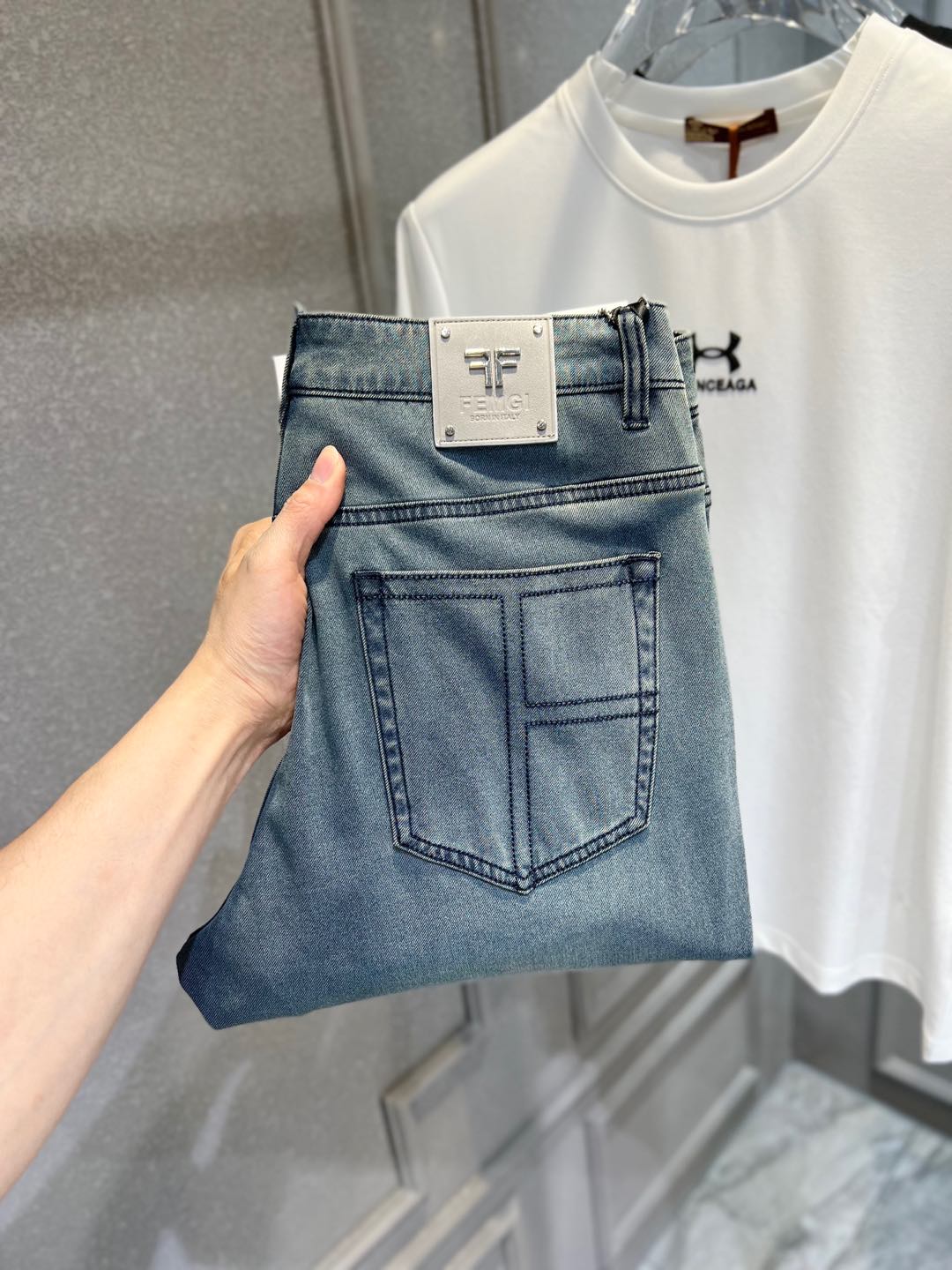 NO:115819,Spring and summer new style #four-sided lycra fabric Lanniu Size: -,,alexander wang19860909春夏新款 #四面弹莱卡面料 兰牛 码数: -,,alexander wang,Men's clothing